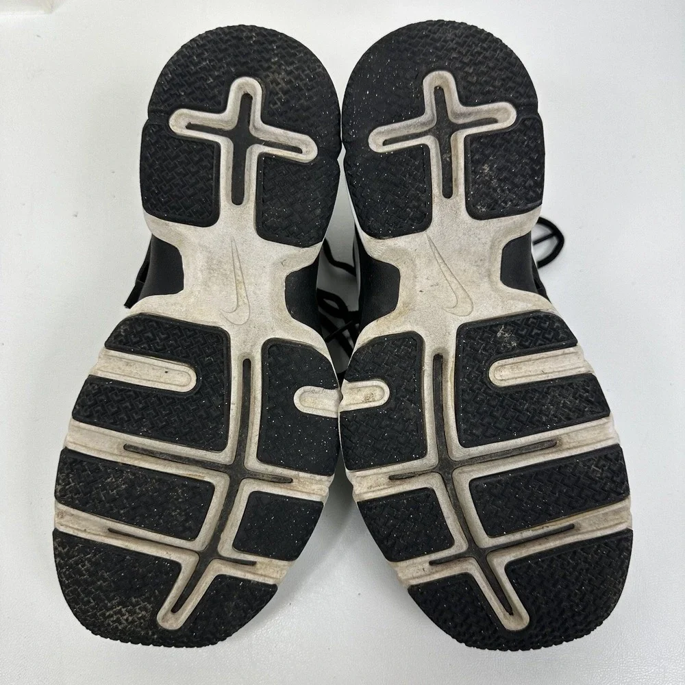 Nike Lunar Fingertrap TR Mens Training Shoes Size 8 Black/White 898066‎ 001
